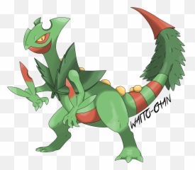 Png - Mega Sceptile Png,Sceptile Png