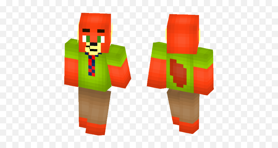 Nick Wilde - Skin Girl Minecraft Tomboy Png,Nick Wilde Png