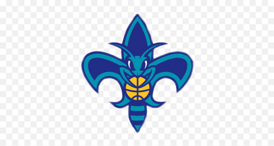 Pelicans Fleur De Lis Transparent Png - New Orleans Hornets Logo,New Orleans Pelicans Logo Png