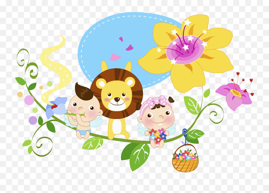 Lion Cartoon Child Glory - Desenho De Leaozinho Bebe Png Pdf,Lion Cartoon Png