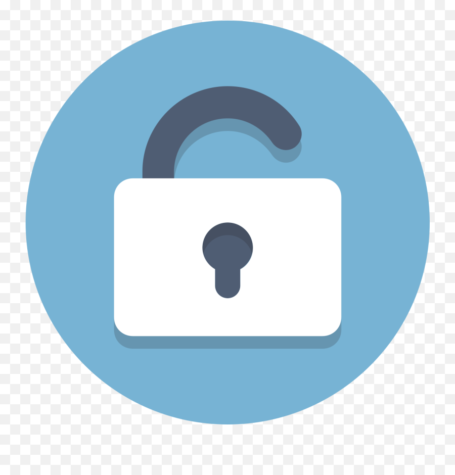 Circle - Free Lock Unlock Icon Png,Unlock Icon