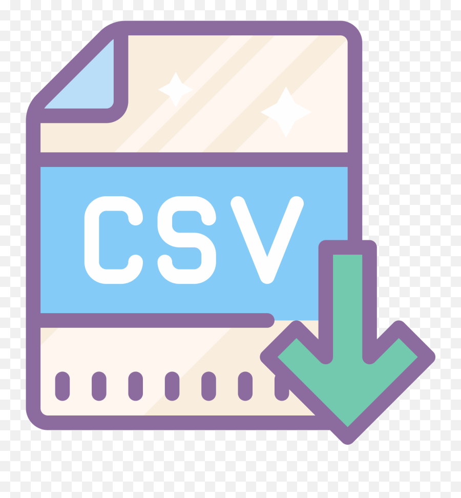 Download Hd Export Csv Icon - Export Csv File Icon Png,Csv Export Icon