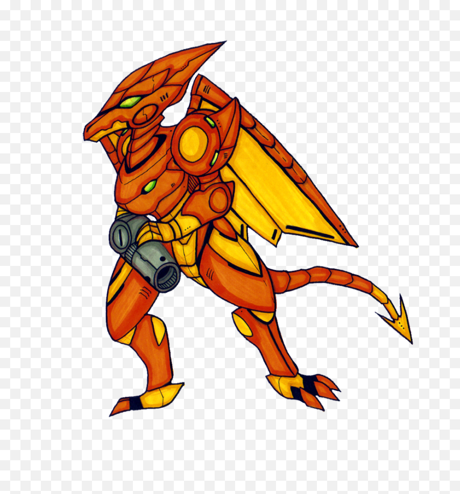 Download Art Trade Armored Zebecian - Cartoon Png,Ridley Png