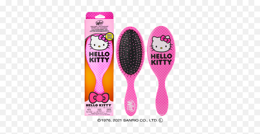 Hello Kitty Hairbrushes Ensure Your Locks Are Kept Kawaii - Hello Kitty Png,Transparent Keroppi Icon
