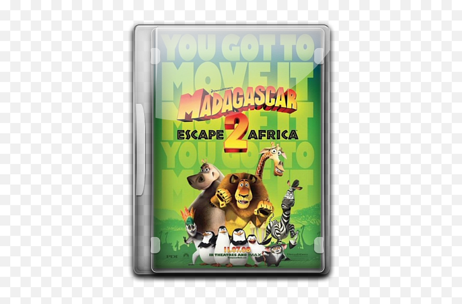 Madagascar 2 Escape Africa Vector Icons - Madagascar 2 Poster Movie Png,Africa Icon Png