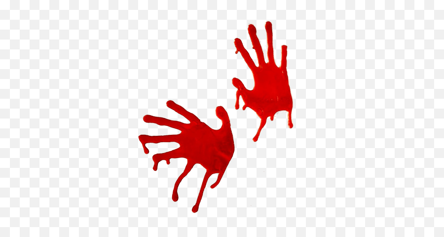 Bloody Zombie Hand Prints For Halloween - Halloween Bloody Hands Png,Zombie Hands Png