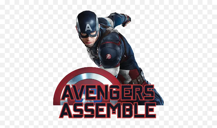 Avengers Wa Stickers - Captain America Png,Avengers Icon Pack