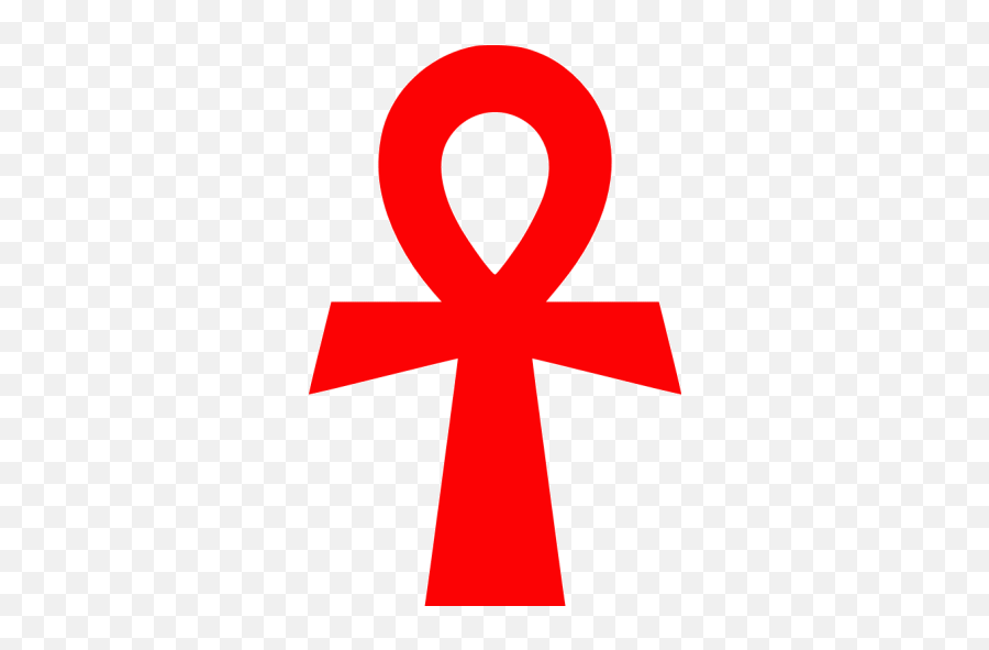 Red Ankh Icon - Free Red Civilization Icons London Underground Png,Civilization Icon