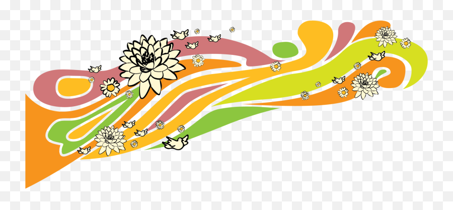 The Indy - Flowers Transparent Background Png,Hippie Icon