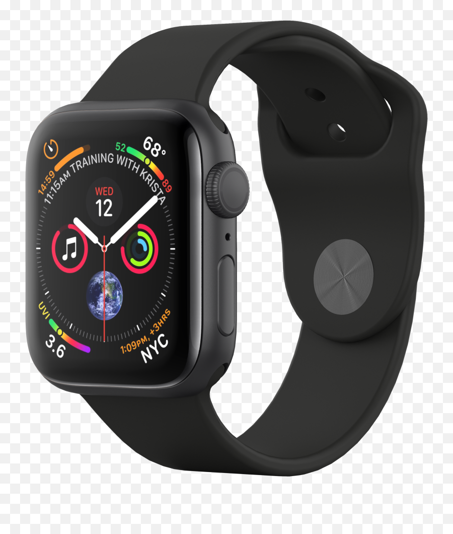 Rhinoshield Crashguard Nx Bumper For Apple Watch Series 5 44mm - Frame Rim Black Apple Watch Seri 4 44mm Png,Where Is The I Icon On Iwatch