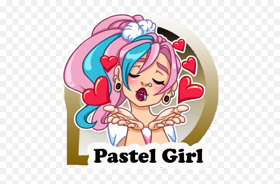 Pastel Girl Sticker For Wastickerapp Apk 110 - Download Apk Chico Do Churrasco Castelo Png,Pastel Chrome Icon