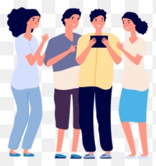 Small Groups - Restoration Worship Center Lots Of Friends Flat Illustration png