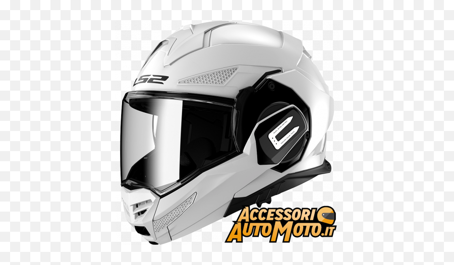 Ls2 Ff901 Valiant X White Convertible Modular Helmet - Ls2 Valiant X Ff901 Png,White Icon Helmets