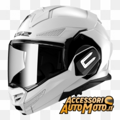 Ls2 Ff901 Valiant X White Convertible Modular Helmet - Ls2 Valiant X Ff901 Png,White Icon Helmets