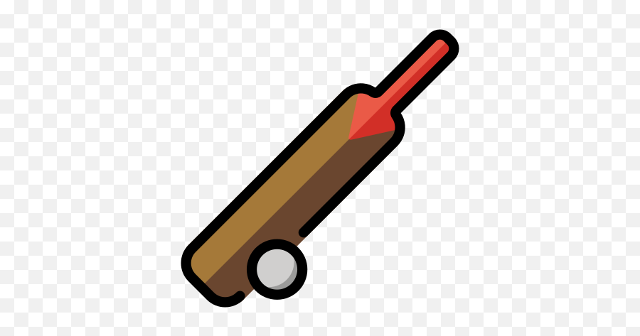 Cricket Game Emoji - Openmoji Png,Cricket Icon