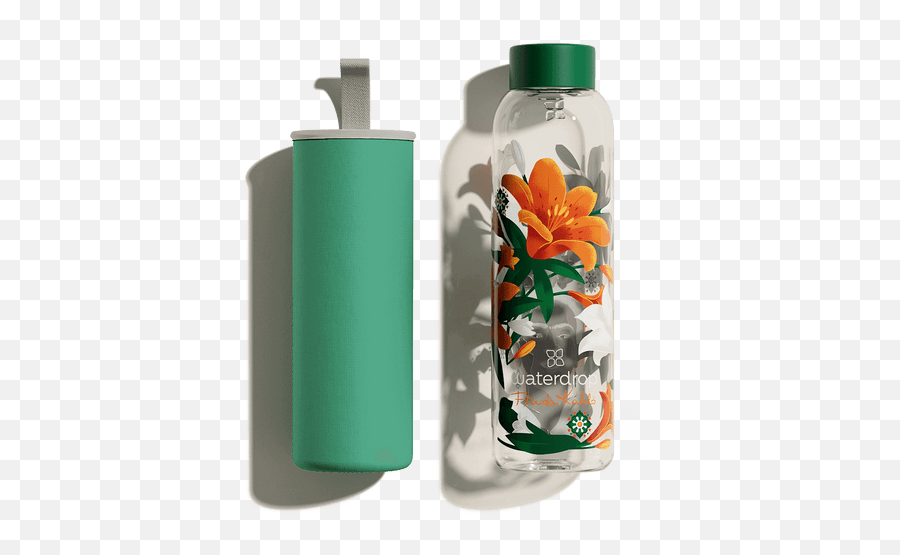 Water Bottles U0026 Travel Mugs Sustainable Waterdrop - Frida Kahlo Waterdrop Png,Reusable Water Bottle Icon