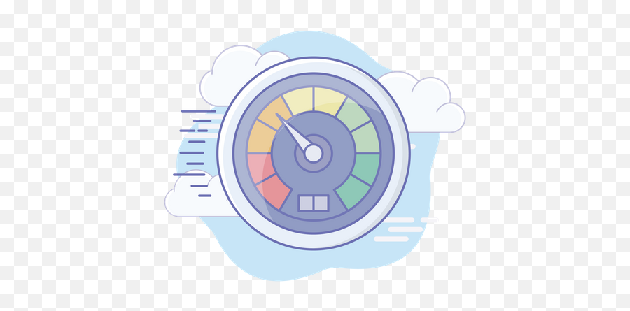 Speedometer Icon - Download In Doodle Style Illustration Png,Velocimeter Icon