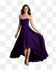Female Model Png 90 Images In Collecti 540920 - Png Dark Purple Hi Low Prom Dresses,Models Png