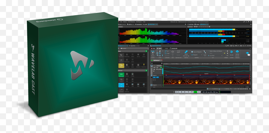 Wavelab Cast Podcast Creation Software Steinberg - Language Png,Youtube Not Showing Cast Icon