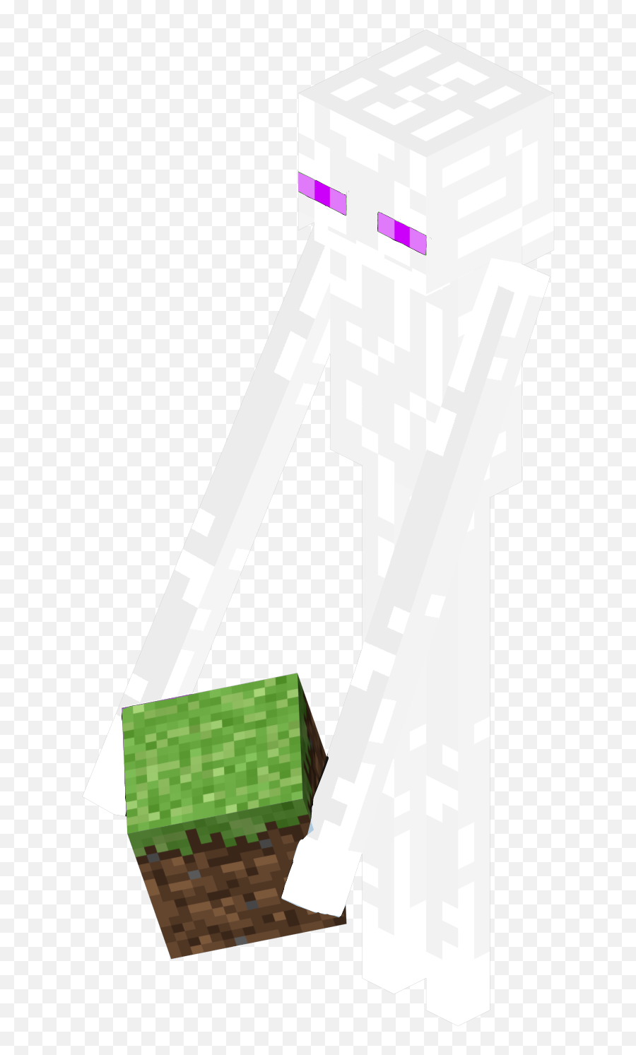 An Enderman Albino Minecraft - Albino Enderman Png,Minecraft Enderman Png