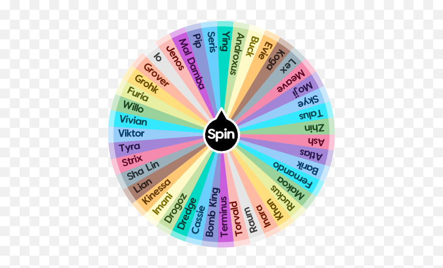 Paladins Random Champion Wheel Spin The App - Circle Png,Paladins Png