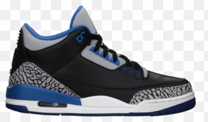 Download Nike Air Jordan 3 Retro Bg Shoes - Air Jordans 3 Jordan3 Retro Blue Png,Jordans Png