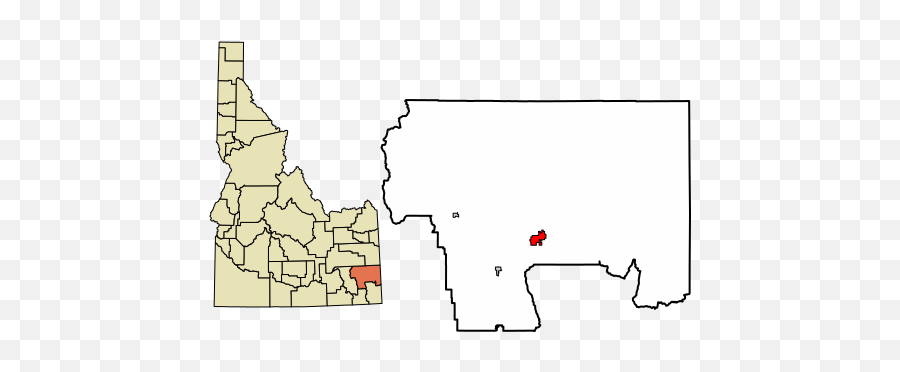 Filecaribou County Idaho Incorporated And Unincorporated - Idaho Png,Caribou Png