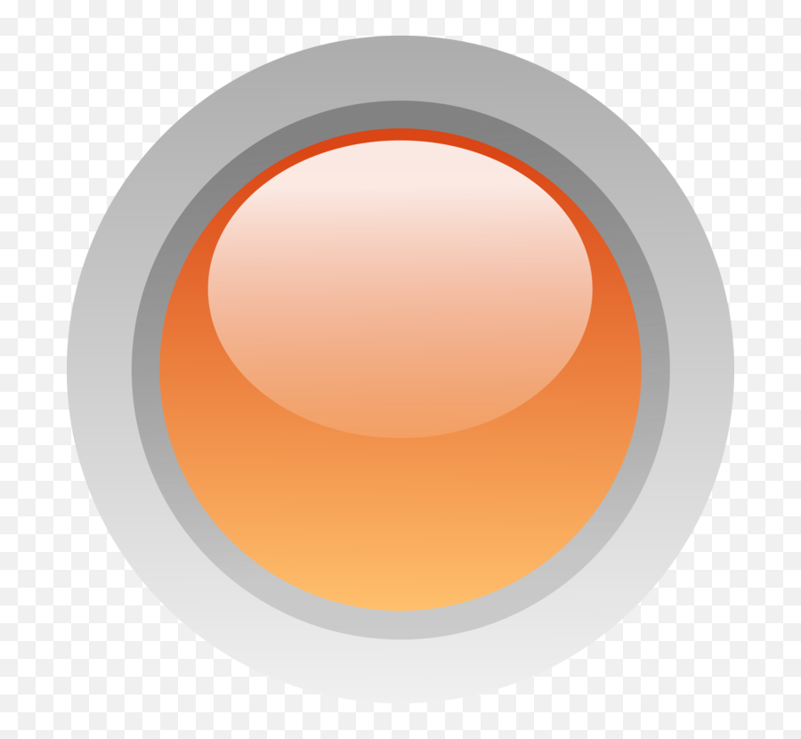 Led Circle Orange Clipart - Led Orange Png,Orange Circle Png