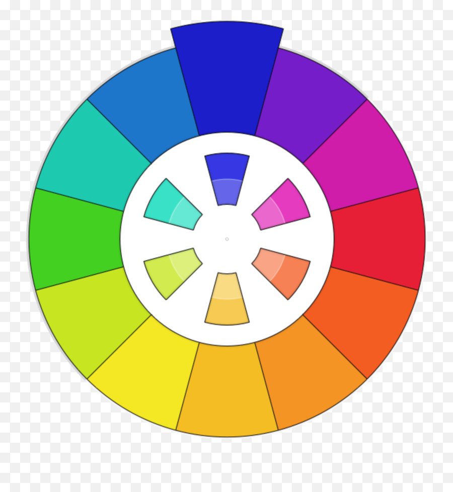 Complementary Color Wheel Png Image - Complementary Color Wheel Png,Color Wheel Png