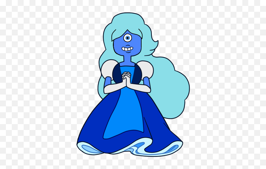 Sapphire From Steven Universe - Sapphire Steven Universe Draw Png,Sapphire Png