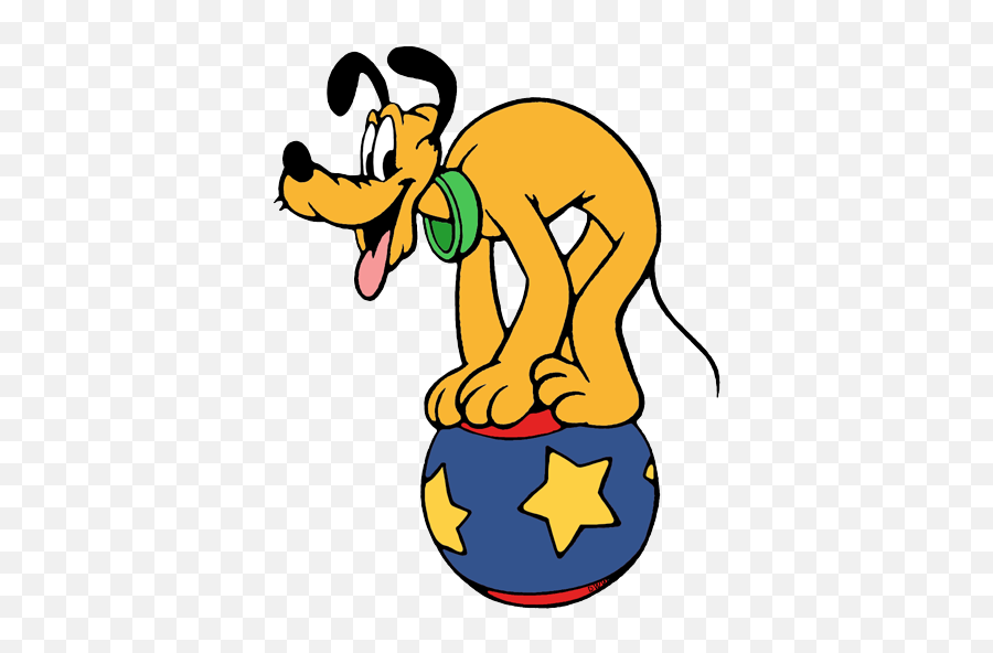 Download Pluto Svg Clip Art - Mickey Mouse Circus Png Png Pluto Ball Drawing,Circus Png