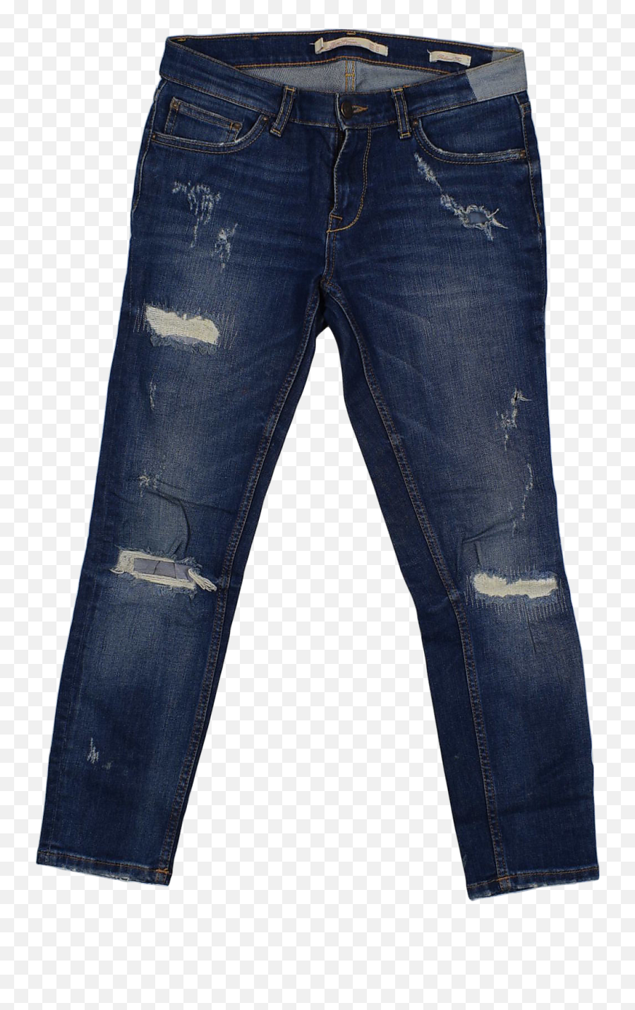 Navy Ripped Jeans - Other Brand Size 34 Jeans Png,Ripped Jeans Png
