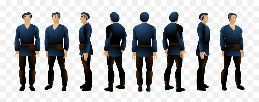 Download Commoner Character Sheet A - Cartoon Character 2d Animation Png,Cartoon  Character Png - free transparent png images 