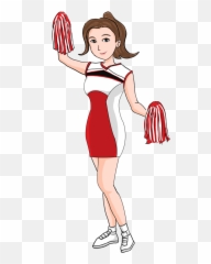 Cheerleader Png Transparent Image - Clipart