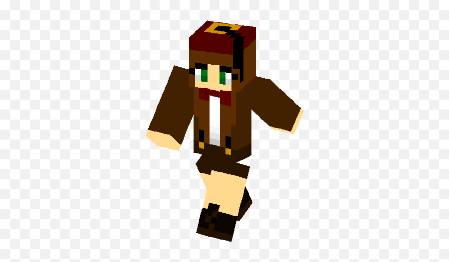 Fez Doctor Who Skin - Minecraft Girl Skin Simple Full Size Indiana Jones Minecraft Skin Png,Fez Png