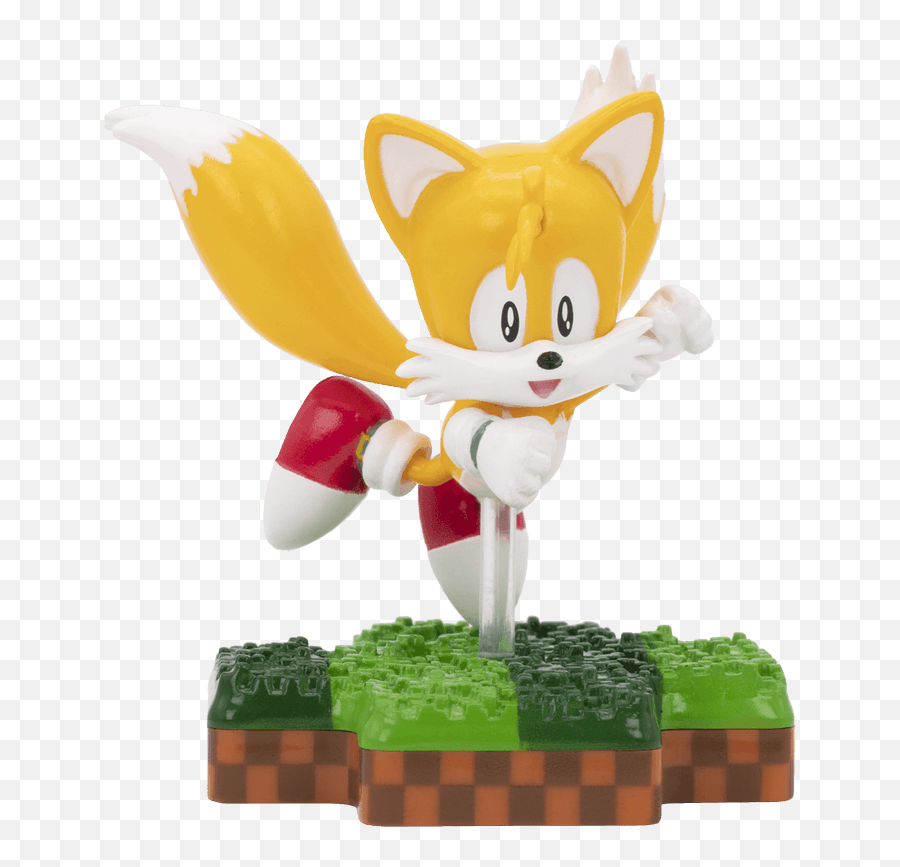 Sonicwindblue - Miles Tails Prower Figurine Png,And Knuckles Transparent