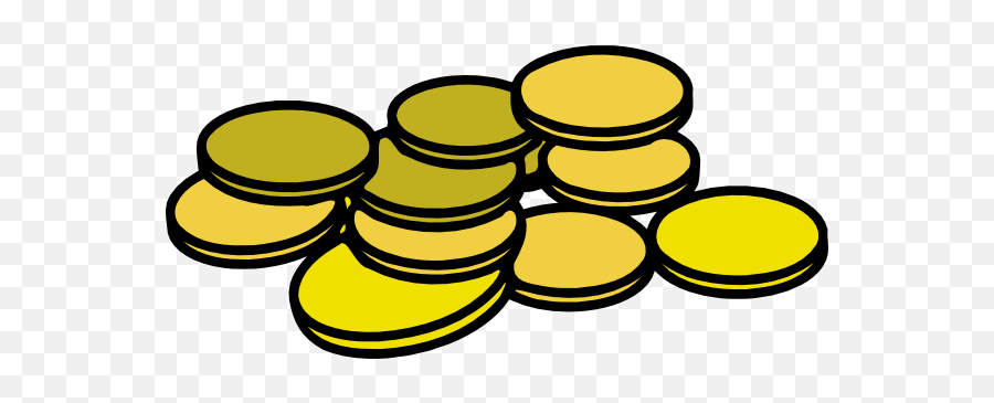 Library Of Vector Gold Coins Clip Art Download Png - Gold Coins Transparent Cartoon,Gold Coins Png