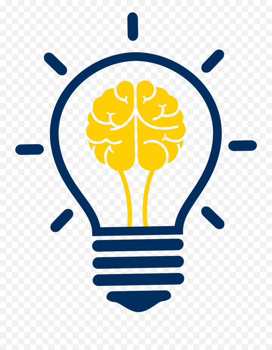 Continuing Education Icon - Creative Brain Idea Light Bulb Brain Light Bulb Clip Art Png,Lightbulb Icon Png