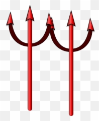Pitchfork Clip Art - vector clip art online Devil Clipart png