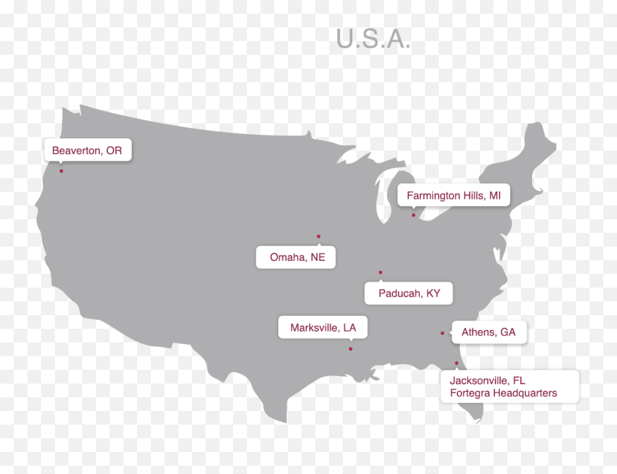 Fortegra - Experience More Outline United States Svg Png,Usa Map Png