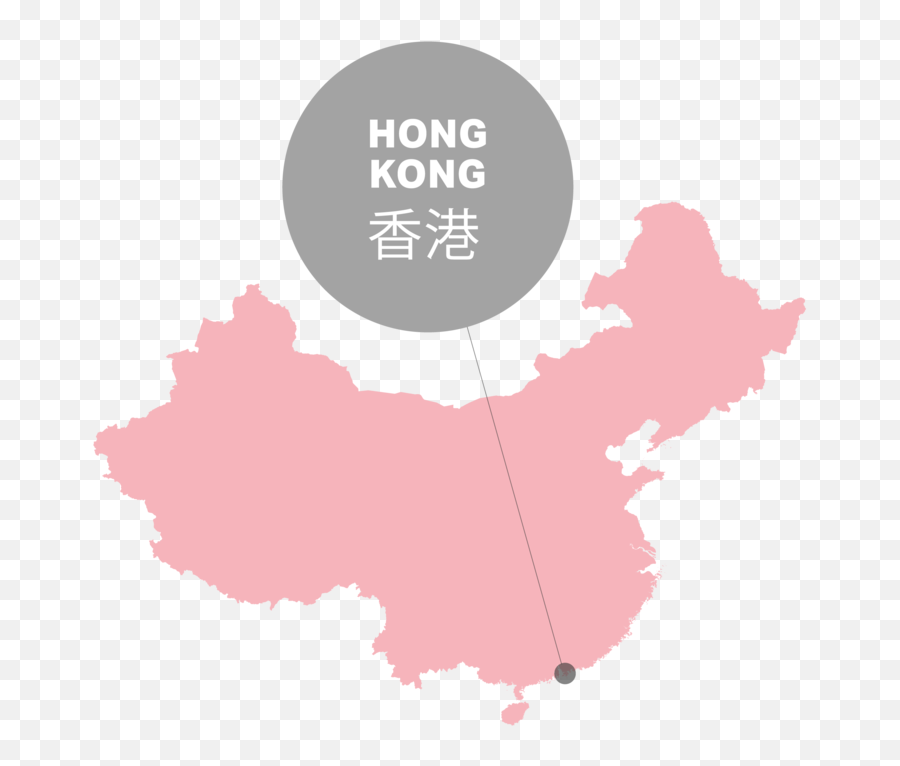 Hong Kong - China Map Vector Png,China Map Png