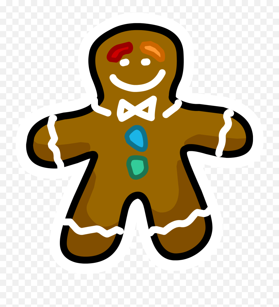 Gingerbread Man Pin - Gingerbread Man Png,Gingerbread Man Png