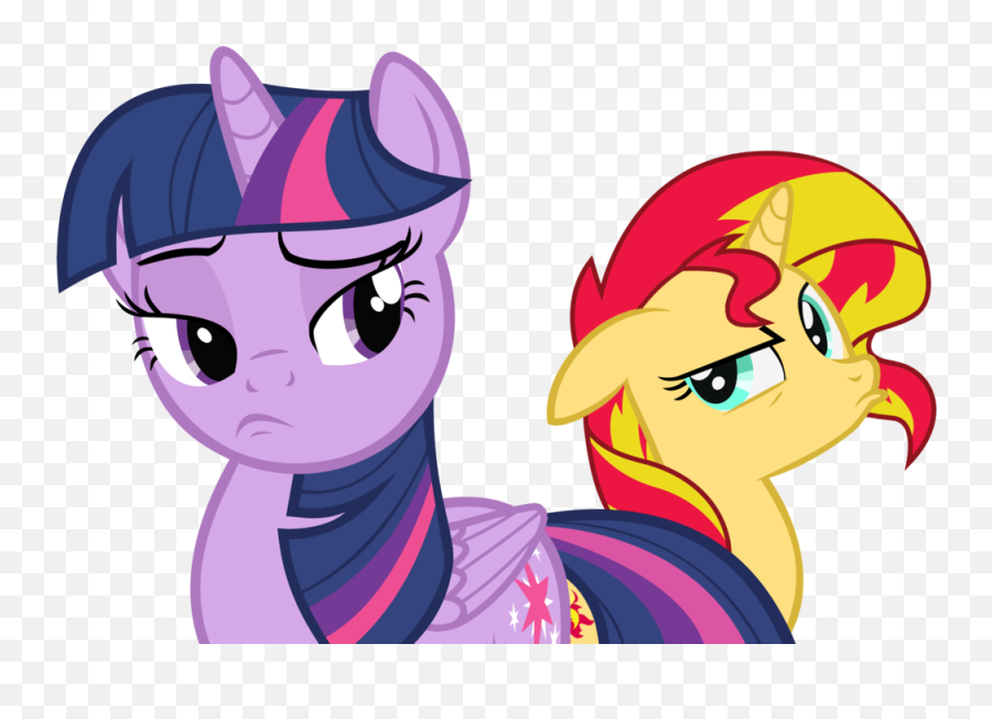 Mlp Png 2 Image - Twilight Sparkle And Rarity,Mlp Png