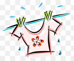 Laundry Hanging - Roupa No Varal Png,Clothespin Png