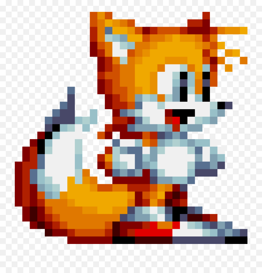 Top Sonic Mania Stickers For Android U0026 Ios Gfycat - Sonic Mania Tails Sprite Png,Sonic Mania Png