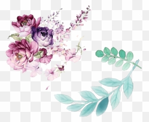 Picture - Transparent Flower Watercolor Png