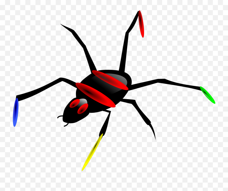 Virus In Spider Form Png Svg Clip Art For Web - Download Spider Clipart,Cartoon Spider Png