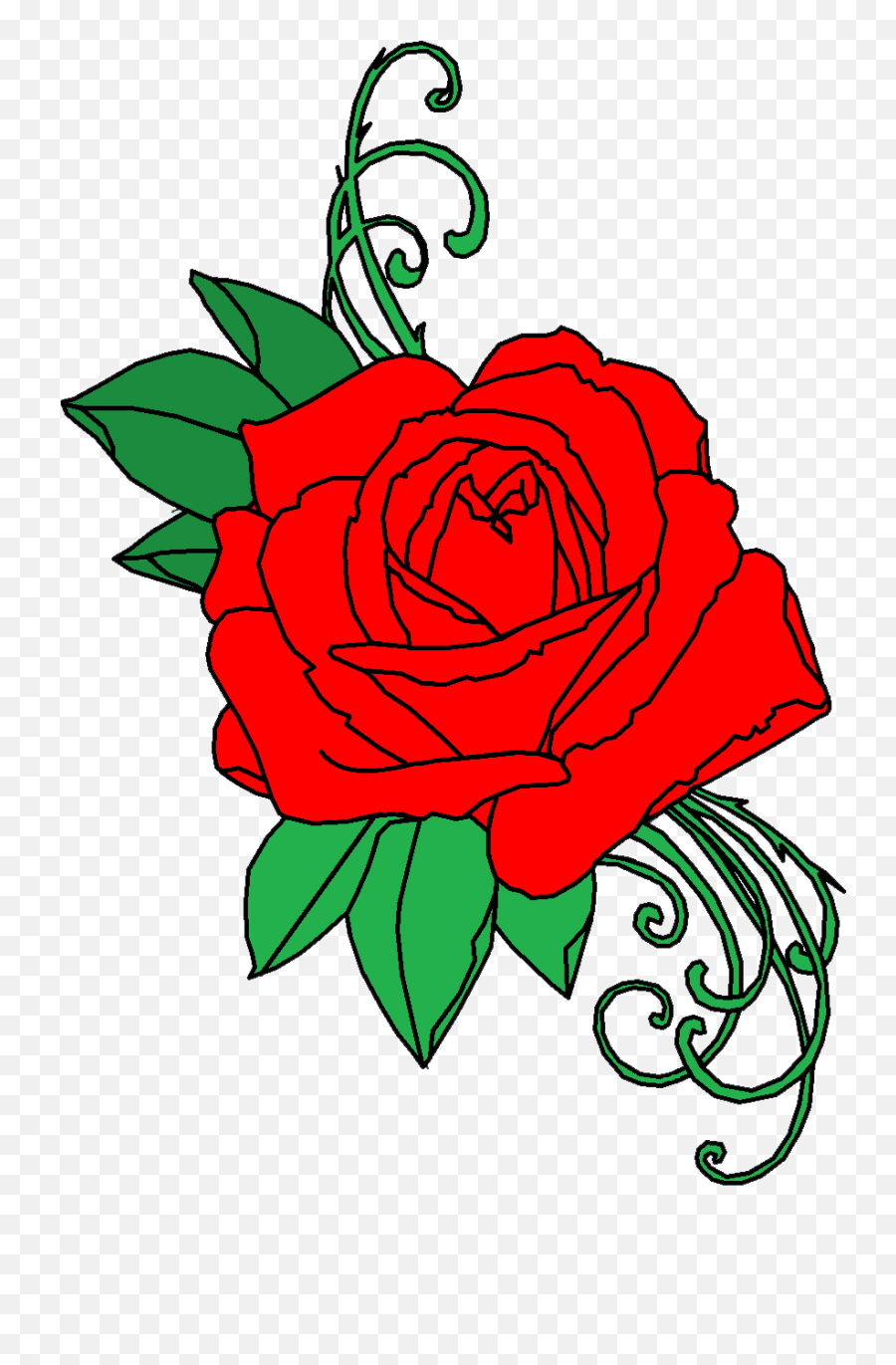 Tattoos Png Images Rose Skull Snake - Red Roses Tattoo Png,Rose Vine Png