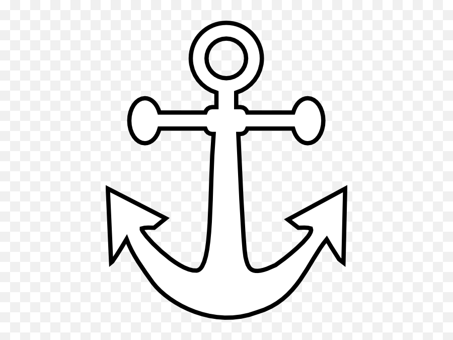 Small - Anchor Clipart Outline Png,Anchor Clipart Png