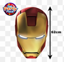 Large Iron Man Mask Vinyl Wall Art High - Suit The Dark Knight Batsuit png